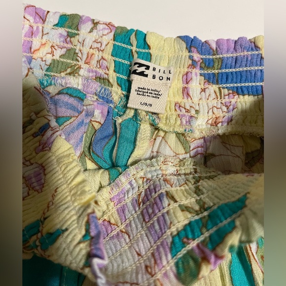 Billabong Split Spirit Floral Pants-L - Picture 2 of 6